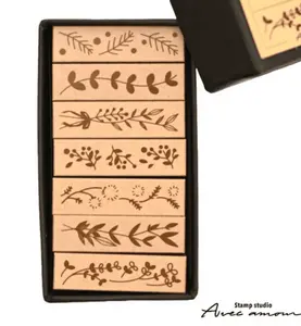 Sanby Avec Amour Border Stamp Set - Leaf