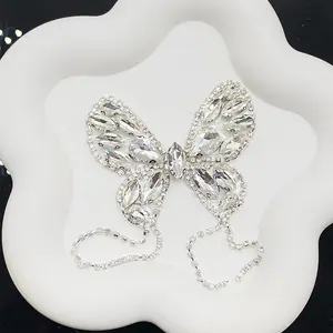 Water Drill Butterfly Patch DIY Decoration, Fashionable Accessory for Clothing, Shoes, Hats, Bags, Perfect for Customization