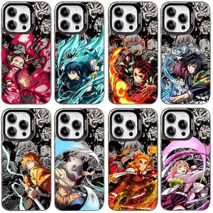 Demons Slayer Phone Case, Shinobu, Tanjiro, Giyuu, Nezuko Phone Case For iPhone 17 16 15 14 13 12 11 Pro Max Plus Air The Best Halloween Gifts Fans Phone Case Coverizes, Protection Cover, Anti-drop Case, Gifts, Outdoorsman
