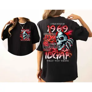 Custom Est.1969 I Was In 1969 IDGAF GenX 2 Side Shirt, Fashion Full Colors, Sizes, For Men, Women
