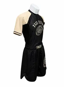 Black Flag BJJ Rash Guard Set – No-Gi Jiu-Jitsu Compression Gear | Trust-Clothes