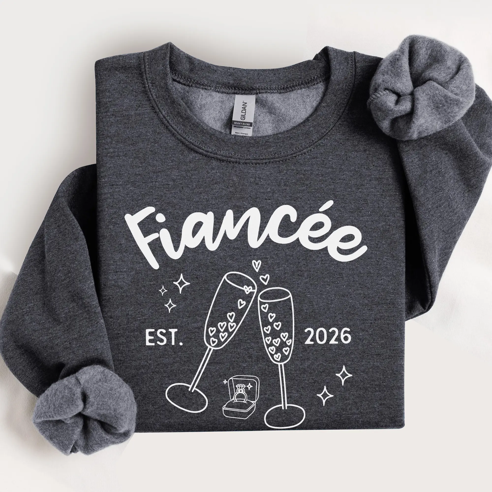 Fiancee Shirt Engaged Shirt, Future Mrs Sweatshirt, Engagement Gift Bride To Be Coquette Shirt