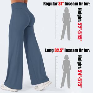 Jetjoy Workout Leggings Womens No Front Seam Straight Leggings High Waist Buttery Eddiy Gym Yoga Pants, Loose Casual Legging Yoga Pants Women High Waist Stretch Casual Soft Straight Leg Bottoms
