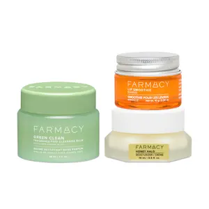 Gentle Clean Bundle – Green Clean Fragrance-Free 30ml – Mango Lip Smoothie – Honey Halo 15ml