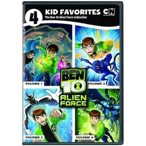 4 Kid Favorites: The Ben 10 Alien Force Collection  [DVD Video Disc] Boxed Set