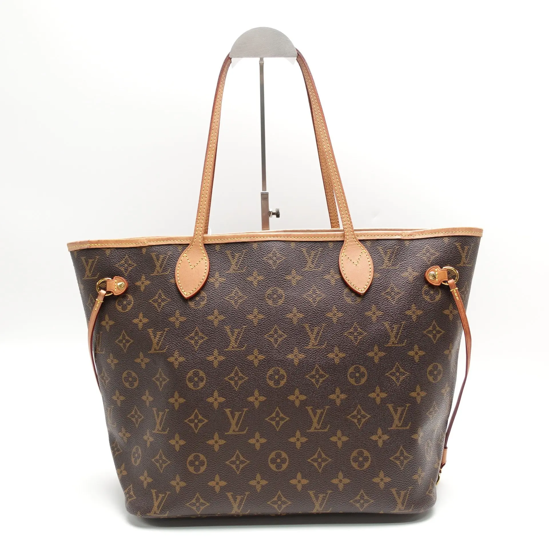 Pre-owned Louis Vuitton Monogram coated canvas Tote Bag Neverfull with Pouch T10433792