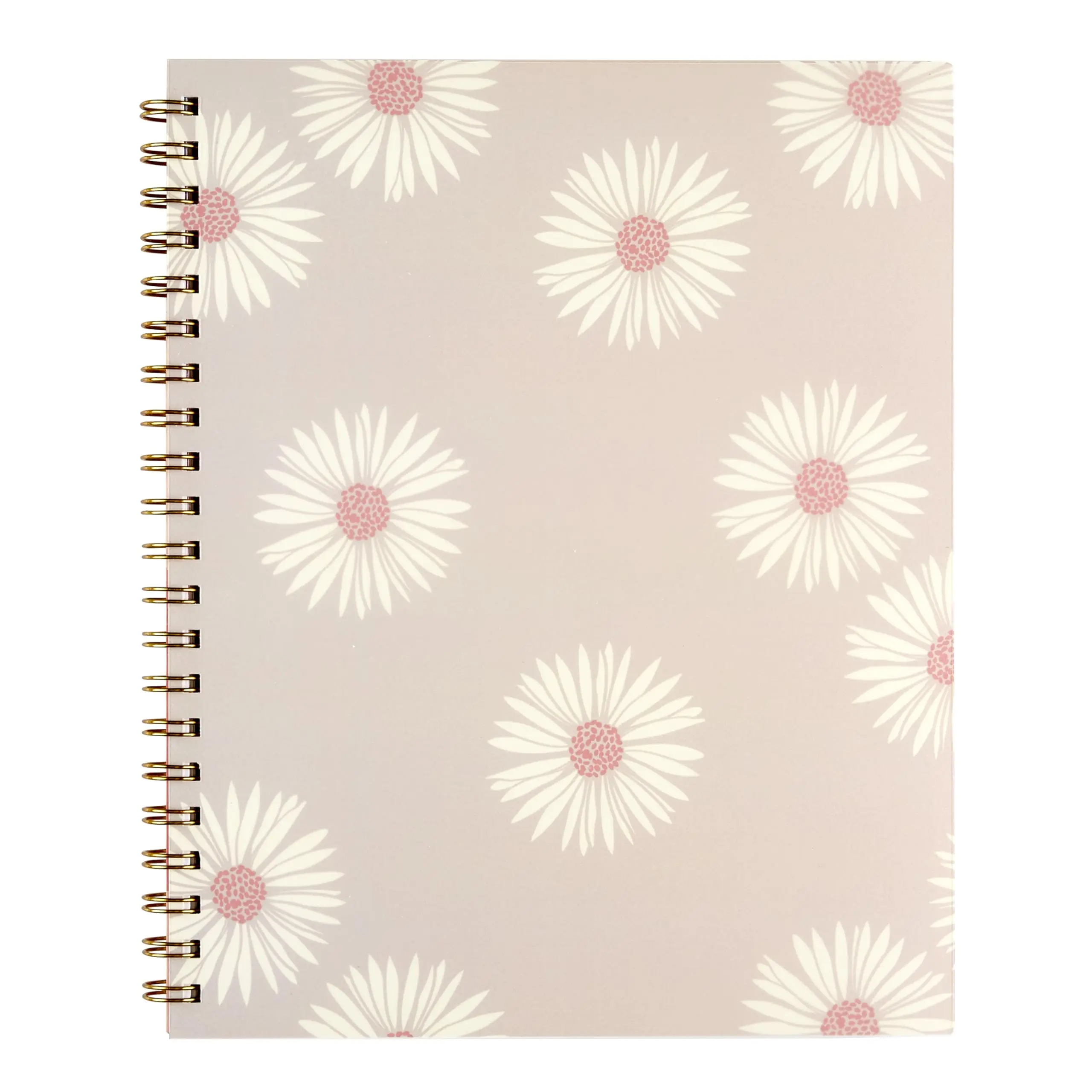 Erin Condren Large Undated Planner Daisies Cover 12-Month Customizable Flexibility with Gold Wire Binding & Sticker Sheets