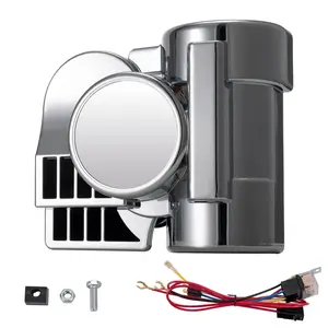 12V Snail Air Horn Kit for Motorcycle and Truck – Loud Train Horn Sound