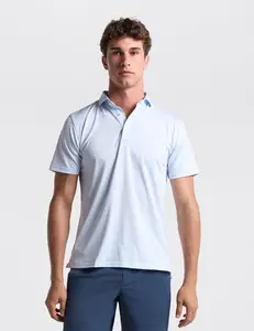 Performance Polo - Light Blue Stripes
