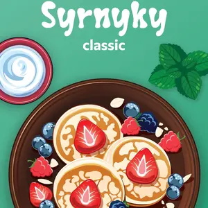 Syrnyky Classic Pancake Mix - Traditional Recipe for Fluffy, Delicious Ukrainian Pancakes - Baking, Bake