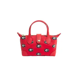 Stoney Clover Lane University Of Georgia Printed Nylon Pouchette Crossbody