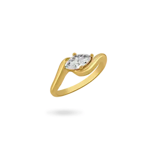 ‘Faye’ Wave Ring