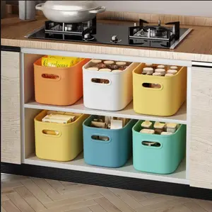 6-Pack Stackable Storage Bins with Lids Waterproof for Office Bathroom & Snacks Organize Your Space Efficiently