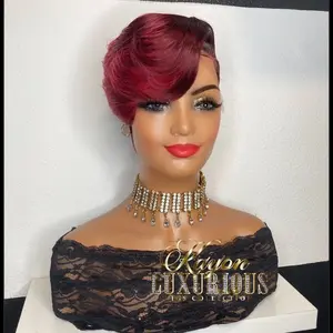 Redd Glueless Wig Body Wave Custom Color 5x5 Lace Closure High Quality Synthetic Hair Extensions
