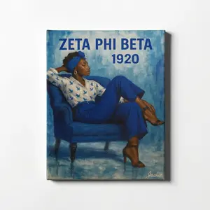 Zeta Phi Beta canvas