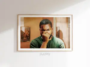 Funny Bathroom Movie Poster Print Film Scene Toilet Humor Decor Digital Oil Painting Amusing Wall Art Gift for Him PostArtsy