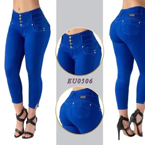 Jeans Colombiano Ref506 Estilo Tobillero