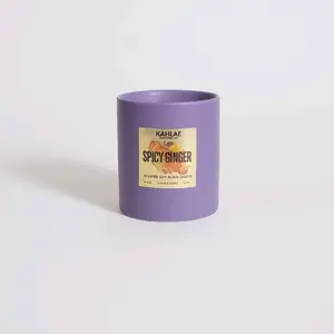 Kahlae Spicy Ginger Candle - Soy Blend Scented Candle with Spicy Ginger Fragrance