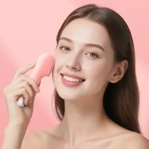 Electric Silicone Face Washer - Multifunctional Facial Cleaner - USB Charging Face Wash Brush Cleaning Artifact - Facial Massager - Beauty Face Washer - Pore Cleaner - Facial Brush - Facial Exfoliating and Deep Cleaning Brush - Facial Nose Blackhead Clean