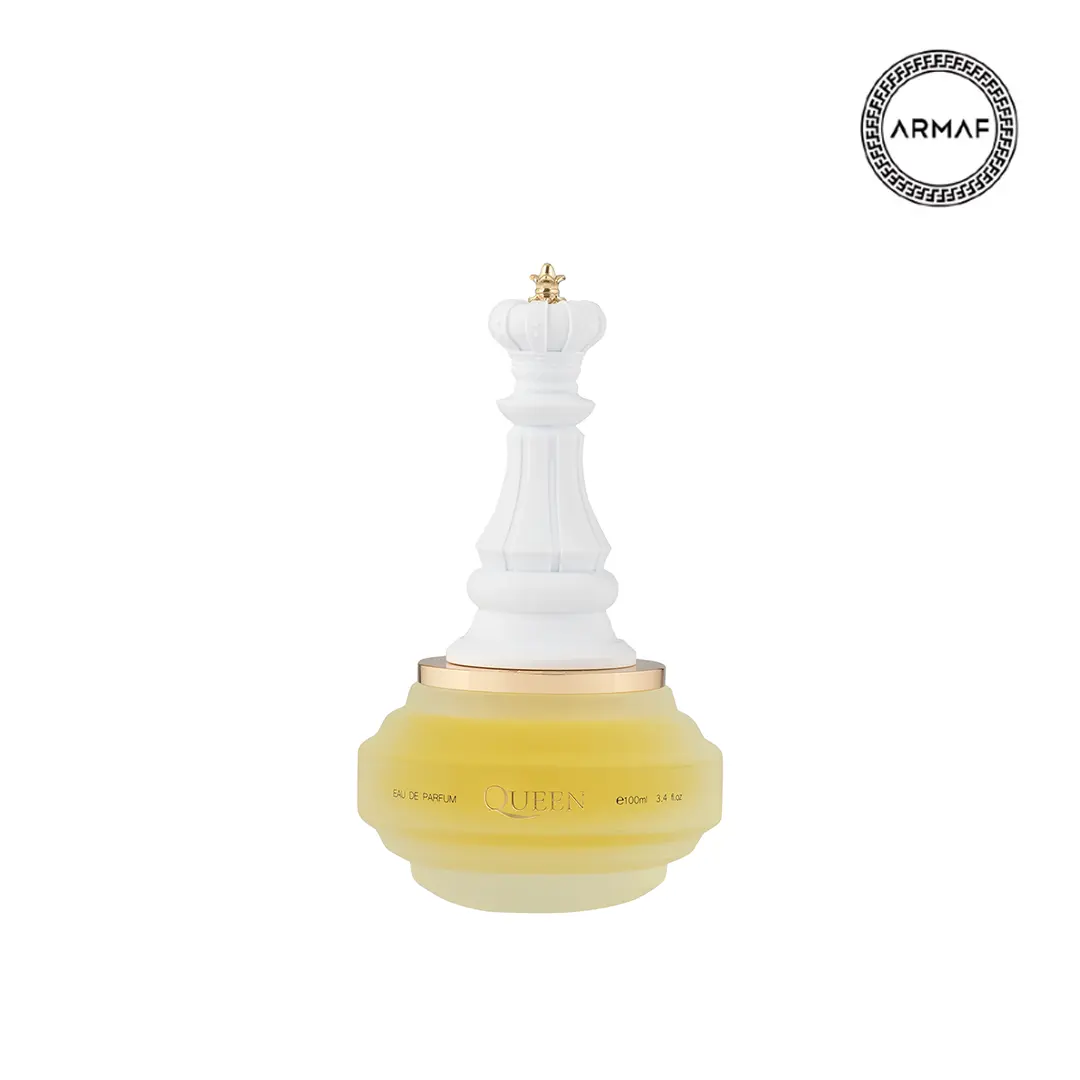 ARMAF Checkmate Queen Eau de Parfum for Women 3.4 oz | Bright fruity‑floral radiance with a smooth creamy‑musk feminine glow