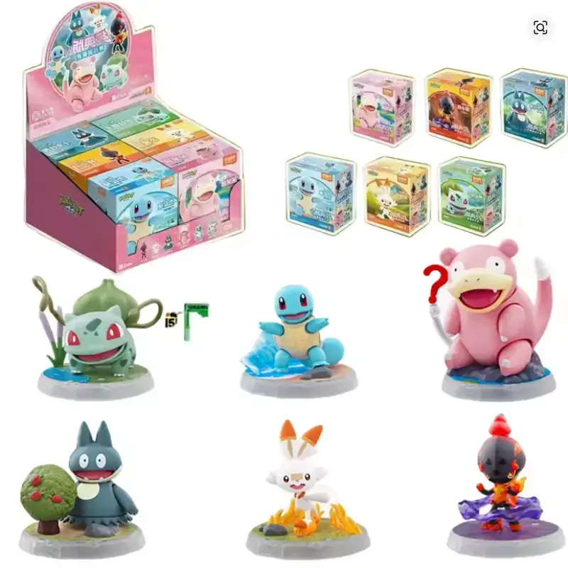 Official Blokees CV-S Pokémon Squirtle Bulbasaur Munchlax 1:18 Action Figure BNIB Sealed Collectible Toy