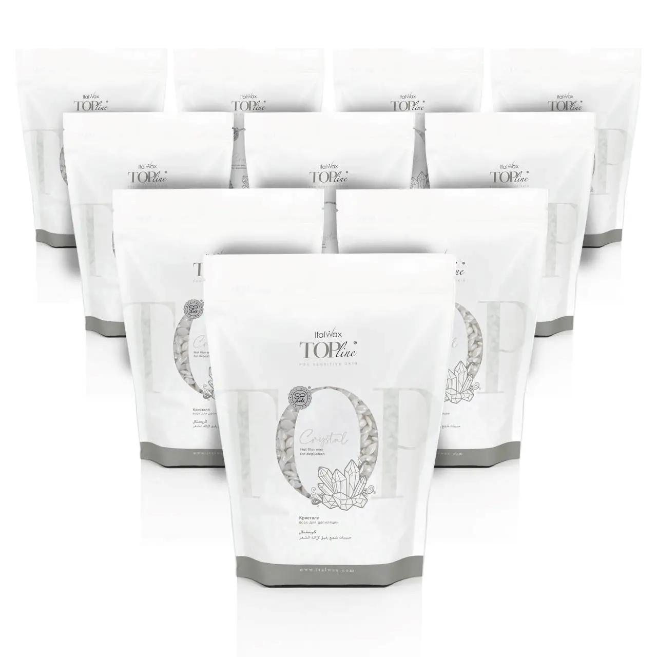 Case of Hard Wax Crystal Top Line - Box 10 pcs