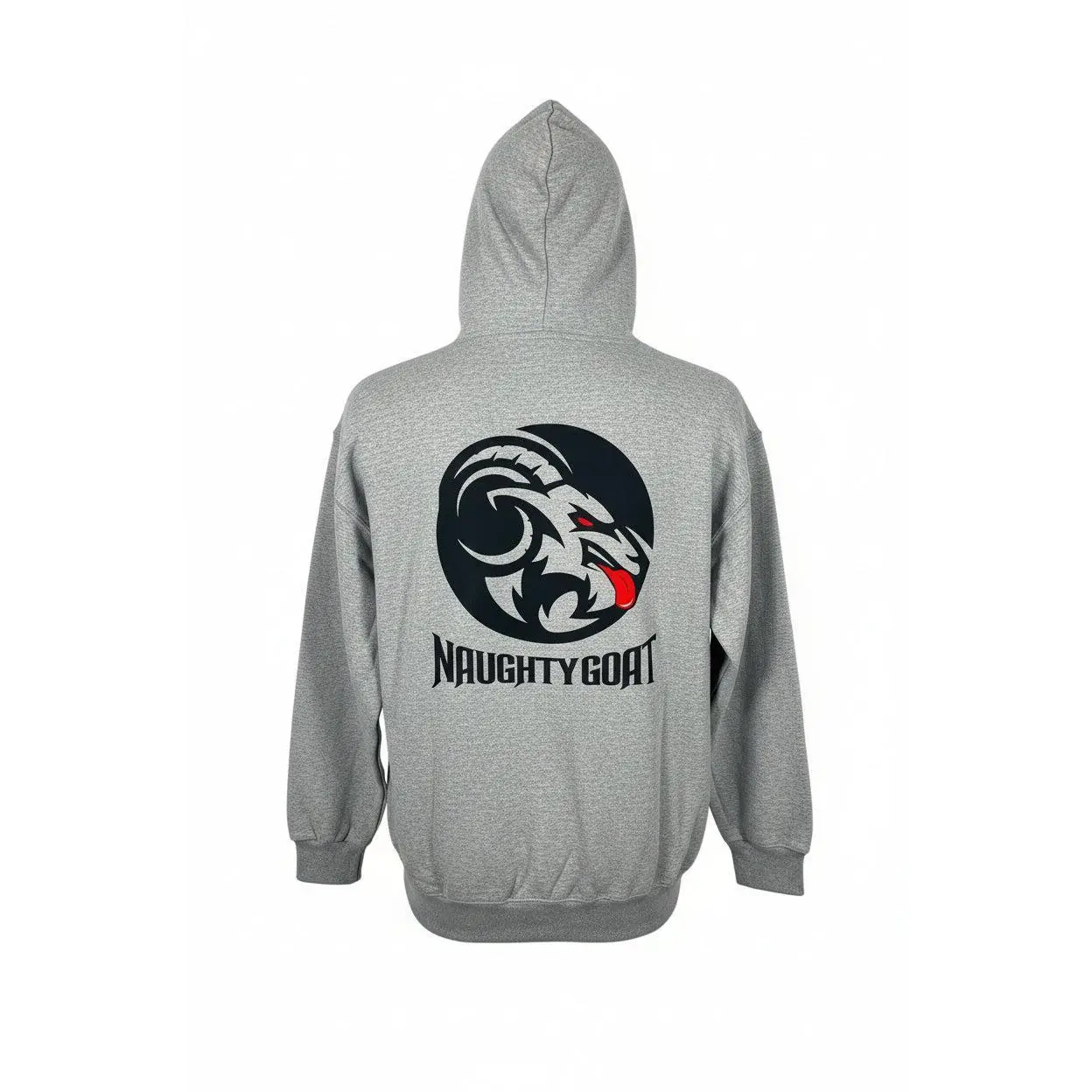 Men's Naughty Goat Attitude Basics Pullover Hoodie - Unapologetic, Loose-Fit, Suitable for Outdoors
