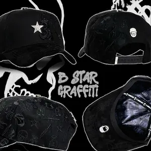 Barbas Hats B Star Graffiti