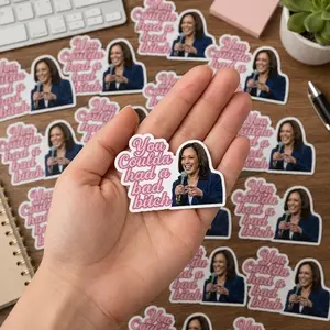 Trump “I Did That” Sticker  Kamala Harris “You Coulda Had a Bad Bitch” Sticker  Funny Meme Sticker