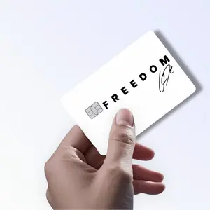 Freedom Card White Credit Card Skin Debit Card Sticker Wallet Decal Cover Waterproof Vinyl Easy to Apply