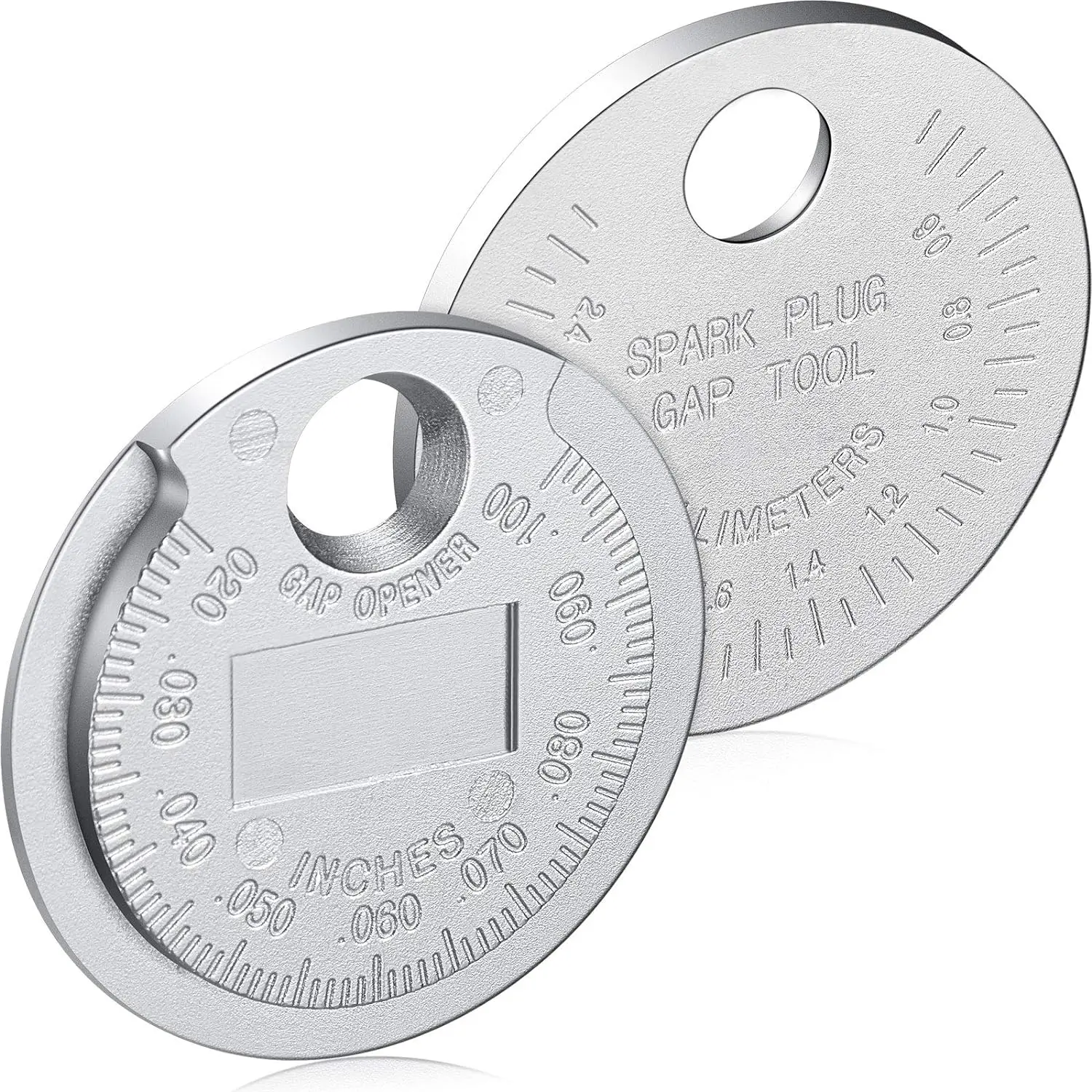 1 count Spark Plug Gap Tool Spark Plug Gauge Measuring Tool - Scaled 0.020 to 0.100 Inch