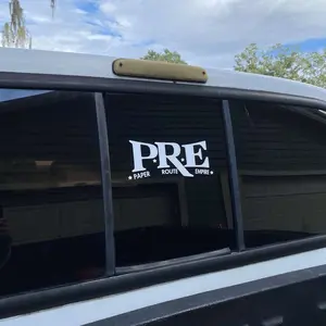 P.R.E Paper Route Empire Decal - Decal for Cars, Laptop, Vehicle, and Custom.