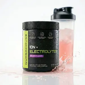 ION+ Electrolytes - Smart Hydration for Sports Performance & Recovery - No Sugar, 30 Servings. Pink Himalayan Salt as Sodium, Potassium, and Magnesium