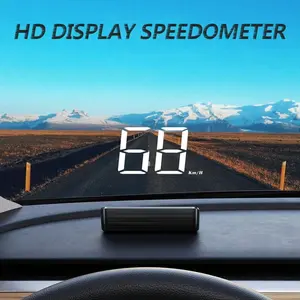 Head Up Display, TYPE-C Connection, HUD Car Universal GPS, High-definition Speedometer Compass, Car Display Screen, Road Navigation, Speed Monitoring, Modern Tech, Sleek Display, Precision Engineering, Advanced Technology, GPS Speedometer, Compass System