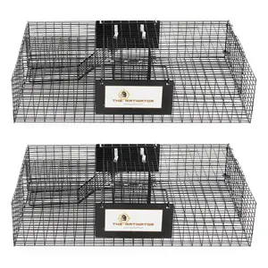 Rugged Ranch RATTR Ratinator Live Rat Squirrel Chipmunk Metal 2 Door Trap Cage Rugged Ranch RATTR Ratinator Live Rat Squirrel Chipmunk Metal 2 Door Trap Cage