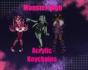 Monster High Acrylic Keychains