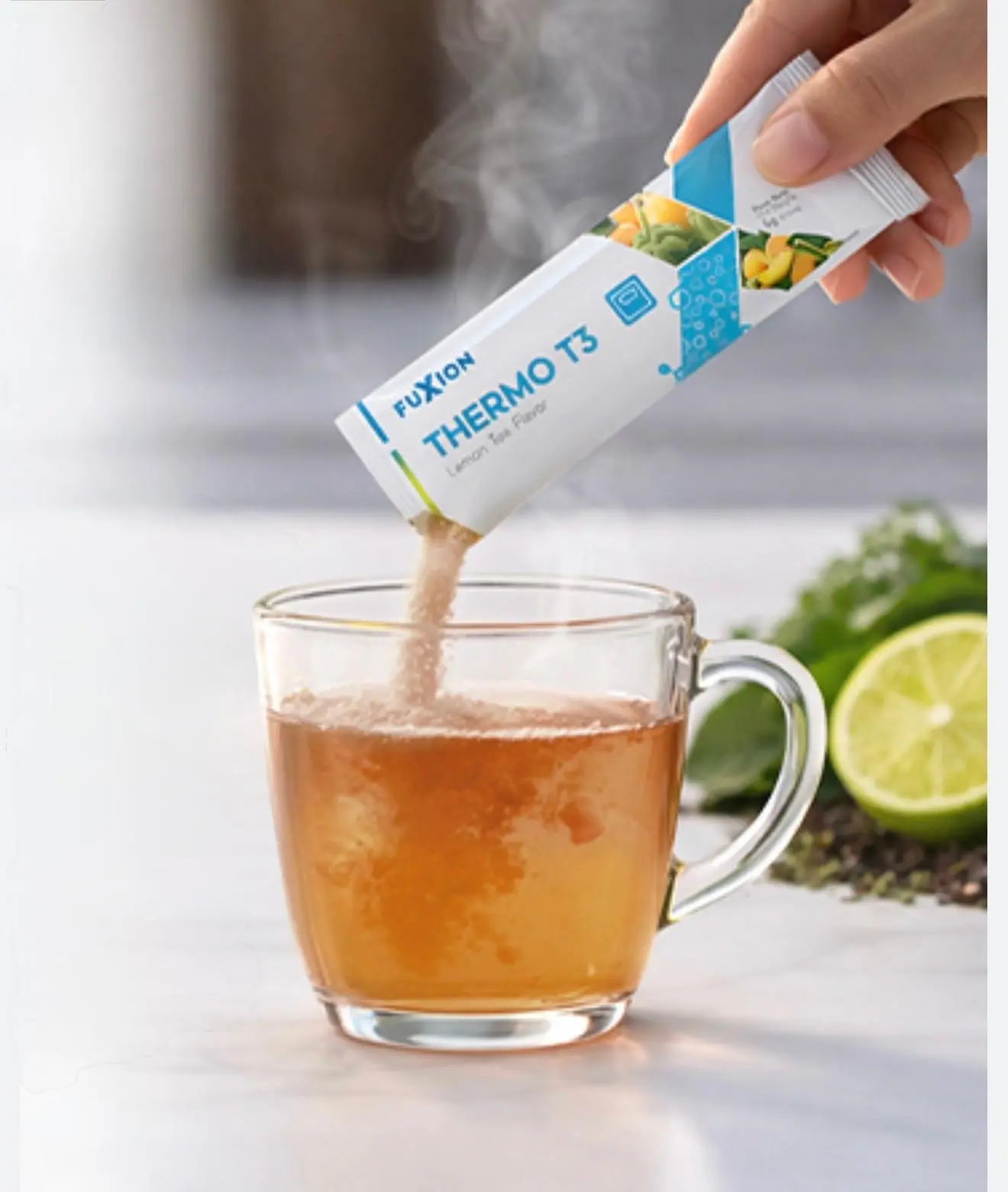 Thermo T3 Herbal Tea Drink Lemon Flavor Sugar-free convenient Daily ...