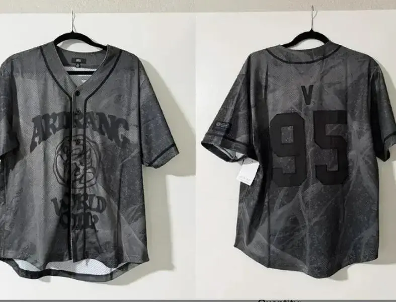 Dark Graphic Baseball Jersey Shirt, Oversized Button Up Streetwear Concert Top