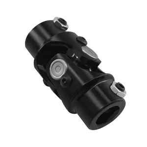 3/4 "DD x 3/4 "DD U-Joint Black Single Steering Shaft Universal Joint 35 , Total Length:83 mm