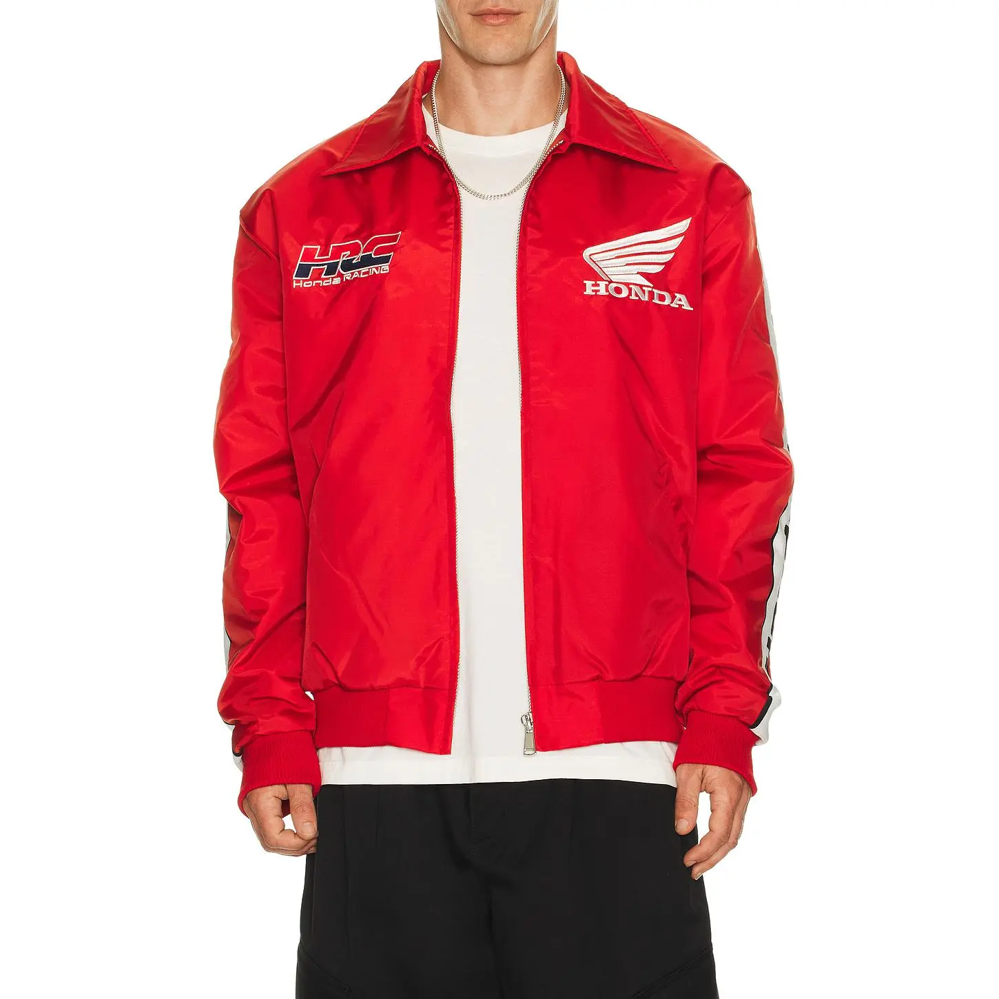 CPTN Apparel Crew Chief Jacket in Red