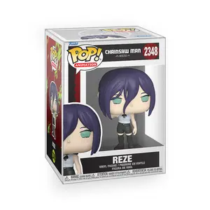 Funko POP Anime: Chainsaw Man - Reze Vinyl Figure with Epic Collectibles Premium Box Protector Included