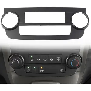 AC Control Panel Center Dash Vent Trim Compatible with Honda CR-V 2007-2011, Air Conditioning Outlet Frame Bezel (Manual A/C)