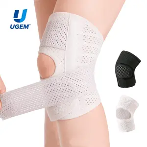 UGEM Adjustable Compression Knee Patellar Pad Tendon Support Sleeve Bracket for Arthritis Pain Relief & Injury Recovery in Running & Exercise