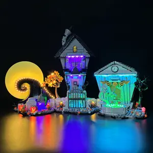 LYBMTWF LED Lighting Kit for LEGO 21351 "The Nightmare Before Christmas" — DIY Light Kit for Building Block Model (Model Not Included)