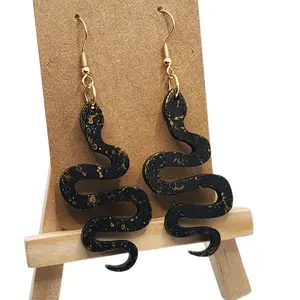 Snake Earrings - High-Quality Plastic with Intricate Design, Lightweight & Comfortable, Perfect for Any Occasion, Hook Earrings