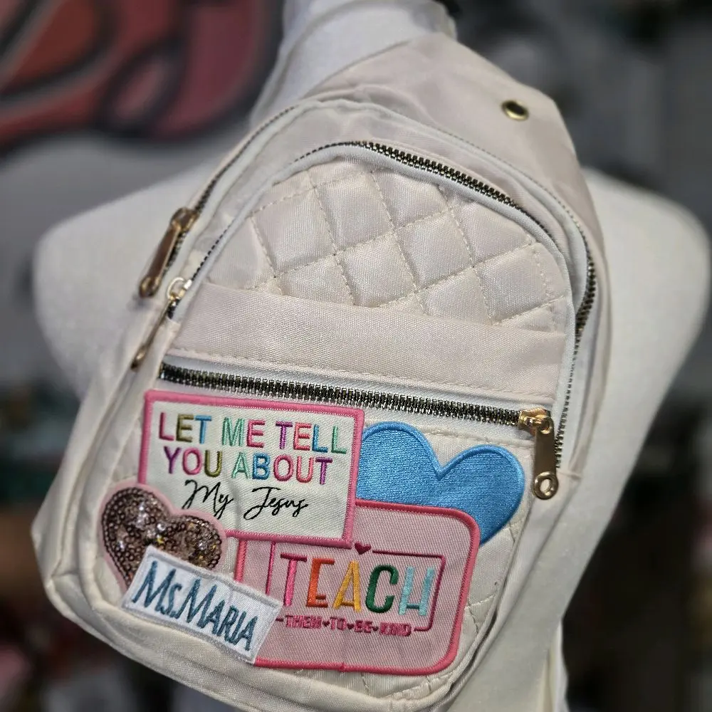LIVE Slingback / Small Crossbody Bag 1 patch or multiple LIVE Slingback / Small Crossbody Bag 1 patch or multiple