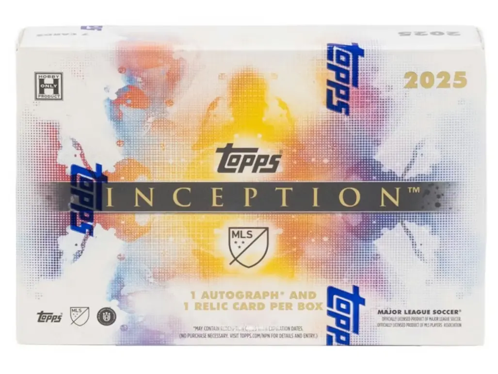 2025 Topps Inception MLS Major League Soccer Hobby Box