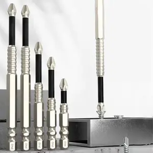Non-slip k5 drill bit (9 pcs)，Impact-resistant and non-slip drill bits，Titanium alloy impact non-slip crosshead