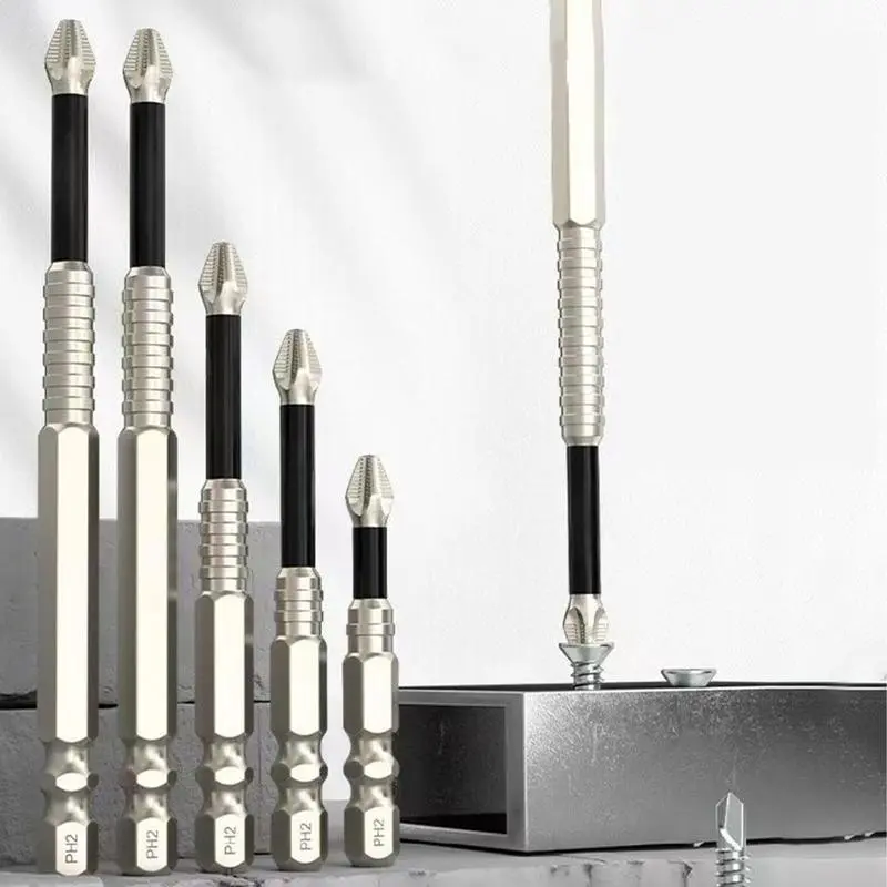 Non-slip k5 drill bit (9 pcs)，Impact-resistant and non-slip drill bits，Titanium alloy impact non-slip crosshead