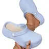 Women's EVA Clog Slippers, Anti-Slip Lightweight Summer Shoes with Adjustable Heel Strap, Comfortable Easy-to-Wear Footwear for Healthcare Work, Slip Ons Slippers